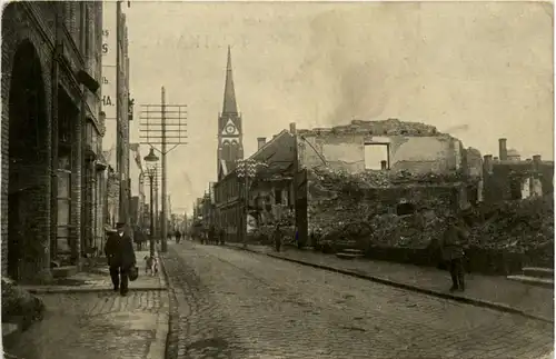 Mitau - Katholische Strasse - Feldpost Infanterie Regiment 8 -461026