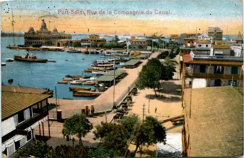 Port Said - Rue de la Compagnie du Canal -458424