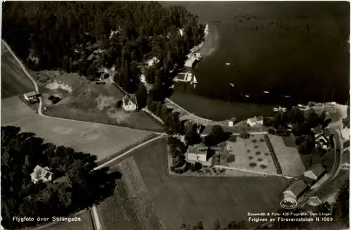 Flygfoto över Stillingsön -460556