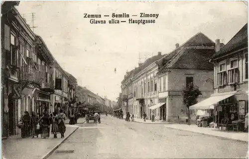 Zemun Semlin Zimony - Hauptgasse - Feldpost -460238
