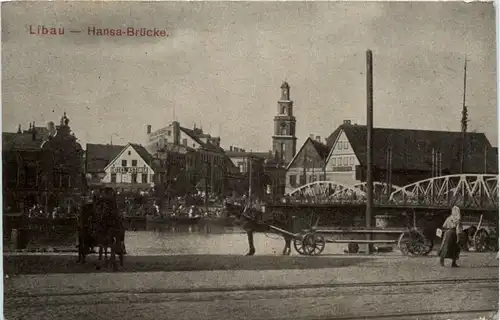 Libau - Hansa-Brücke - Marine Schiffspost -461172