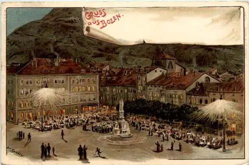 Gruss aus Bozen - Litho -458820