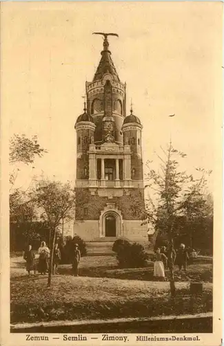 Zemun - Semlin - Zimony - Milleniums Denkmal -460438