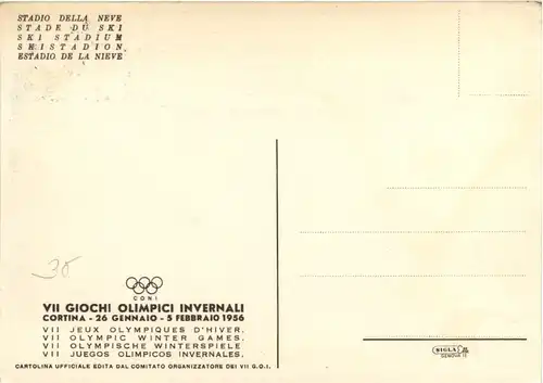 Cortina d Ampezzo - VII Giochi Olimpici invernali 1956 - Olympia -461926