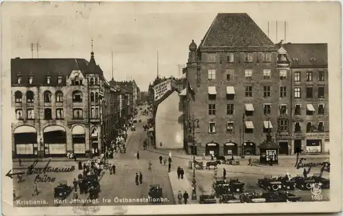 Kristiania - Karl Johansgatan -460778