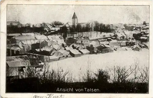 Ansicht von Talsen - Feldpost - Kavallerie Division -461144