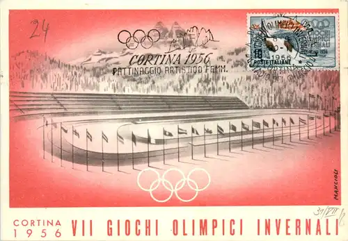 Cortina d Ampezzo - VII Giochi Olimpici invernali 1956 - Olympia -461922