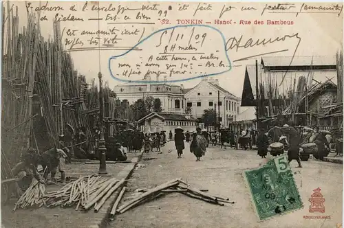 Tonkin - Hanoi - Rue des Bambous -79974