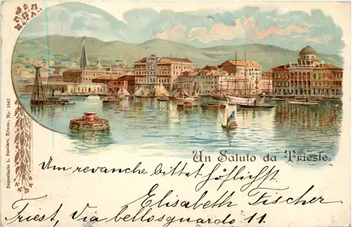 Un Saluto da Trieste - Litho -462266