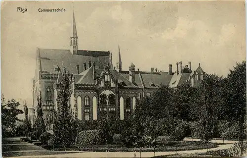 Riga - Commerzschule - Feldpost -460998