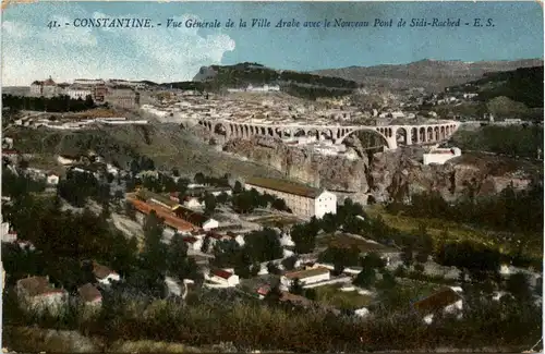 Constantine, Vue Generale de la Ville Arabe avec le Nouveau de Sidi-Rach -361988