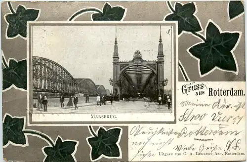 Gruss aus Rotterdam - Maasbrug -459696
