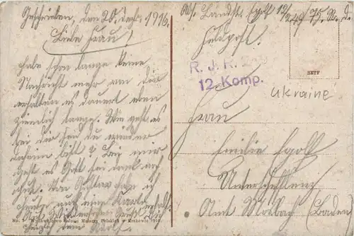 Lwow - Lemberg - Hetmannsche Strasse - Feldpost RJR 249 -461338