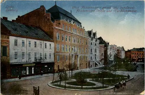 Lwow - Lemberg - Akademische Strasse - Feldpost RJR 249 -461340