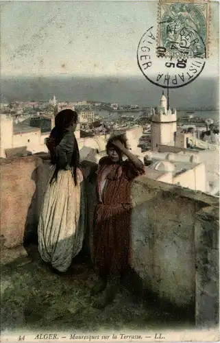Alger, Mauresques la Terrasse -362188