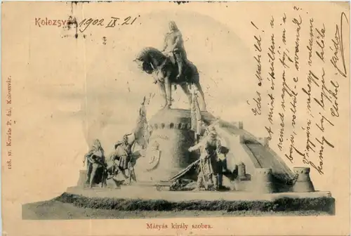 Kolozsvar - Matyas kiraly szobra -462726