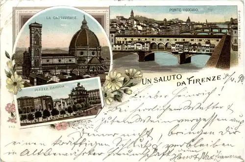 Un Saluto da Firenze - Litho -462362