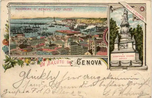 Un Saluto da Genova - Litho -462442