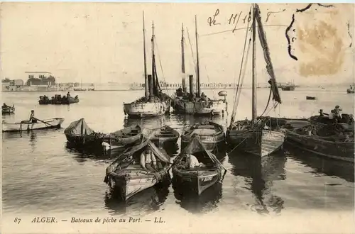 Alger, Bateaux de peche au port -362308