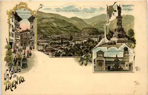 Un Saluto da Trento - Litho -462482