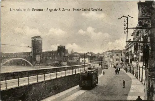 Un saluto da Verona - Regaste S Zemo - Tramway -462156