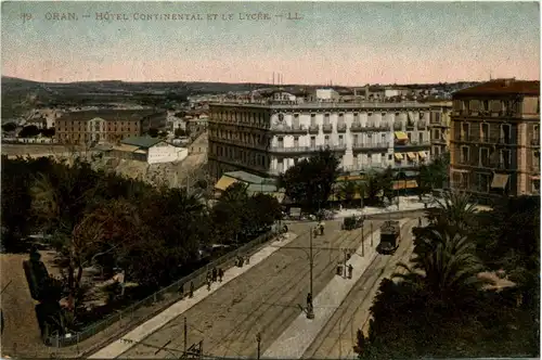 Oran, Hotel Continental et le Lycee -362448
