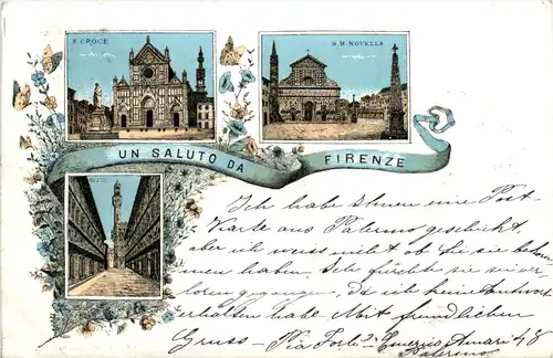 Un Saluto da Firenze - Litho -462376