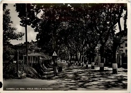 Carsoli - Viale Della Stazione - 3. Reich Feldpost -461898