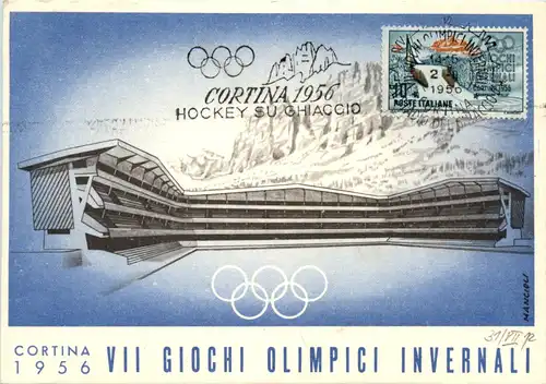 Cortina d Ampezzo - VII Giochi Olimpici invernali 1956 - Olympia -461920
