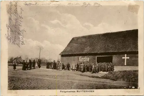 Feldgottesdienst Ruyterhoek - Feldpost Feldartillerie Regiment Nr 408 -460434