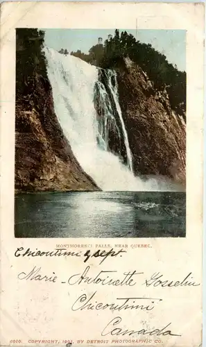 Montmorenci Falls near Quebec -81134