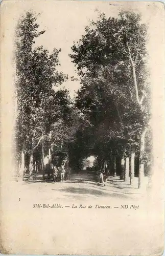 Sidi-Bel-Abbes, La Rue de Tlemcen -362888