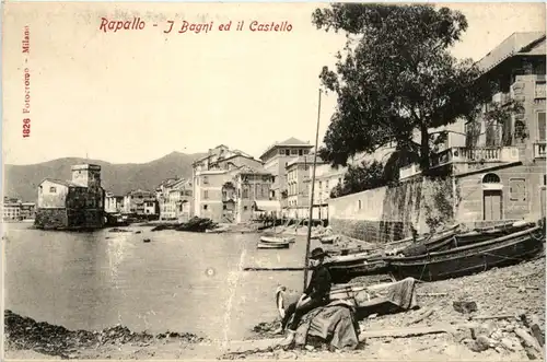 Rapallo - I Bagni ed il Castello -462340