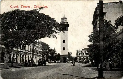 Colombo - Clock Tower - Ceylon -81334