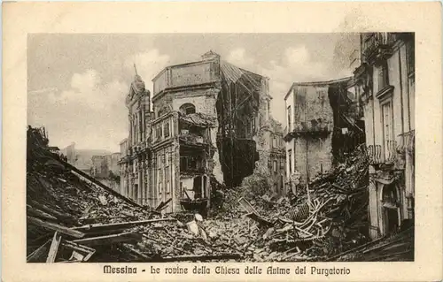 Messina - Le rovine della chiesa delle Anime del Purgatorio -462624