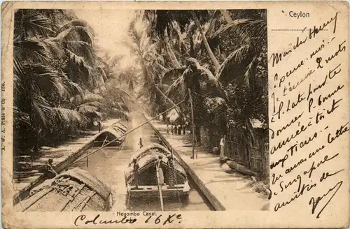 Negombo Canal - Ceylon -81354