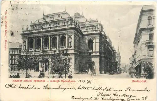 Budapest - Königl. Opernhaus -463826