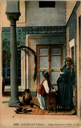 Algerien sonstige,Scene dínterieur arabe -363168