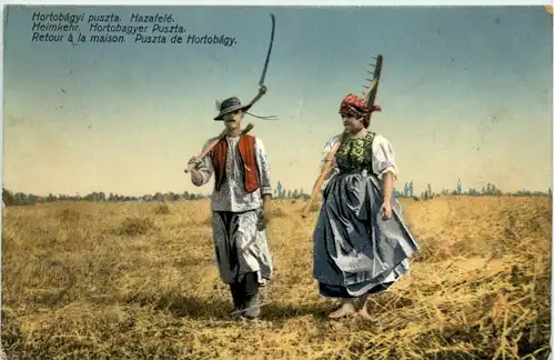 Heimkehr - Hortobagyer Puszta - Feldpost 1. Inf. Division -463412