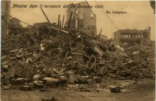 Messina dopo il terremoto 1908 -462658