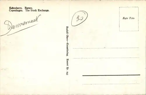 Kobenhavn - Borsen -81594