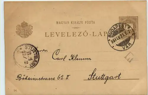 Budapest Deli Oldal - Litho - Ganzsache -463576