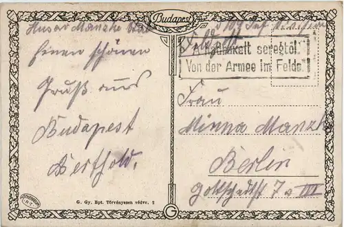 Budapest - Karlsring - Feldpost -463812