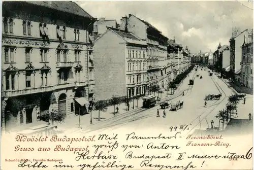 Gruss aus Budapest - Franzens Ring -463936