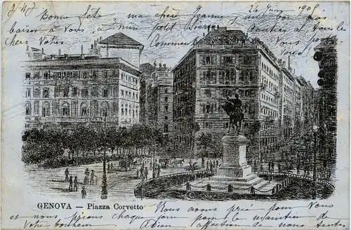 Genova - Piazza Corvetto -82682