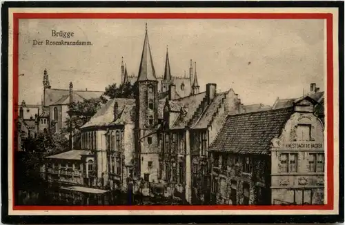 Brügge - Rosenkranzdamm - Feldpost 1. Armeekorps -464290