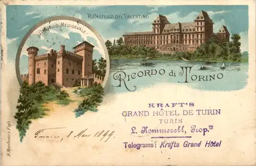 Ricordo di Torino - Castello del Valentino -462254
