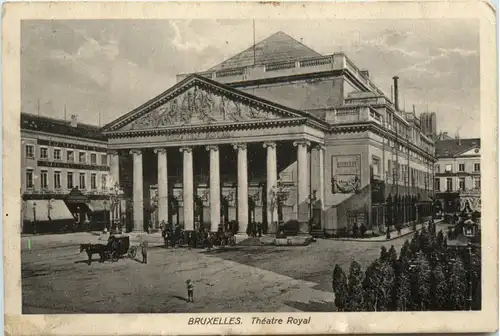 Bruxelles - Theatre Royal - Feldpost 5. Bayr. Res Inf Division -464666