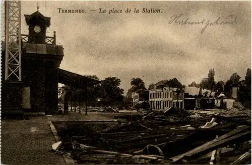 Termonde - La place de la Station -465040