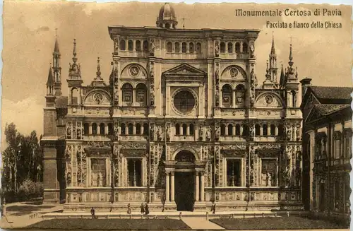 Pavia - Facciata e fianco dell Chiesa -82750